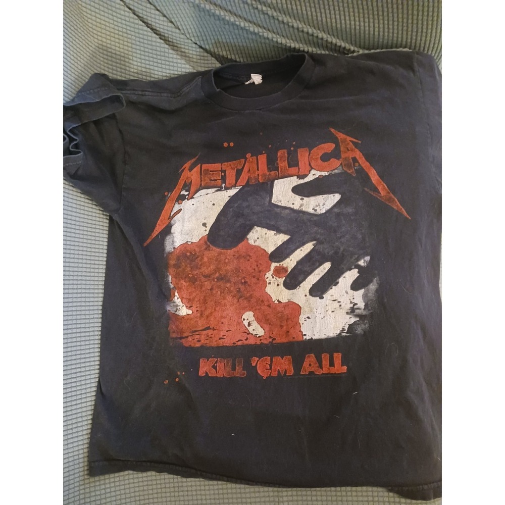 Vintage 2006 Reproduction Metallica Kill Em All Large TShirt  Tour 1983-84